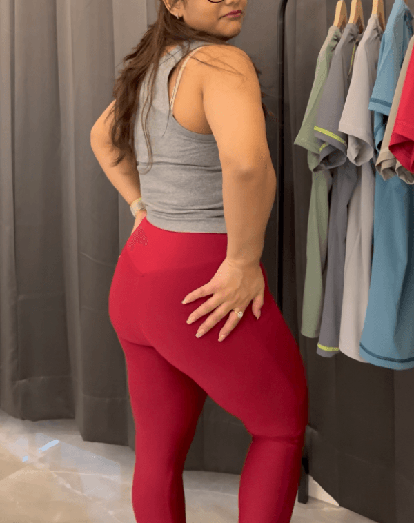 Leggings With Built-in Innerwear (Black)